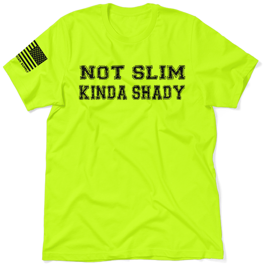 Slim Shady - Safety Yellow T-Shirt - Armed American Supply