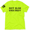 Slim shady - safety yellow t-shirt