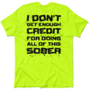 Sober - safety yellow t-shirt