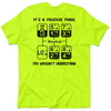 Trucker thing - safety yellow t-shirt