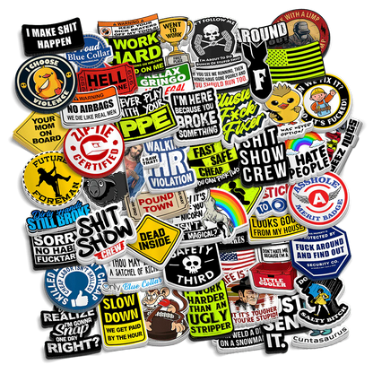 Funny Hard Hat Stickers That Actually Survive the Jobsite