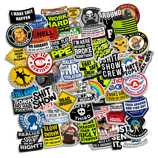 Funny Hard Hat Stickers That Actually Survive the Jobsite