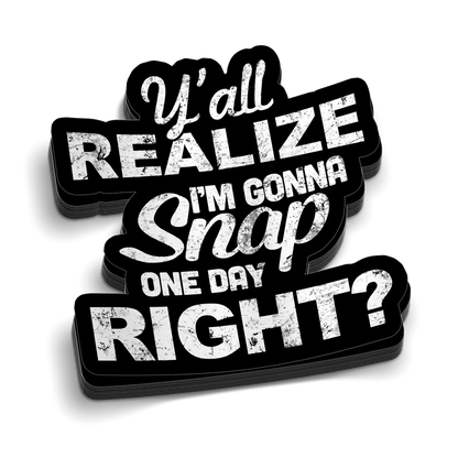 Snap Someday Hard Hat Decal