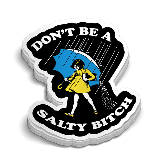 Salty Bitch Hard Hat Decal