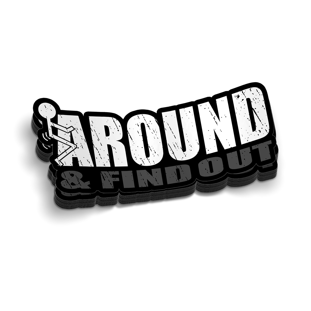 F Around Hard Hat Decal - Armed American Supply