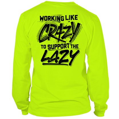 Crazy - Long Sleeve Hi-Vis T-Shirt
