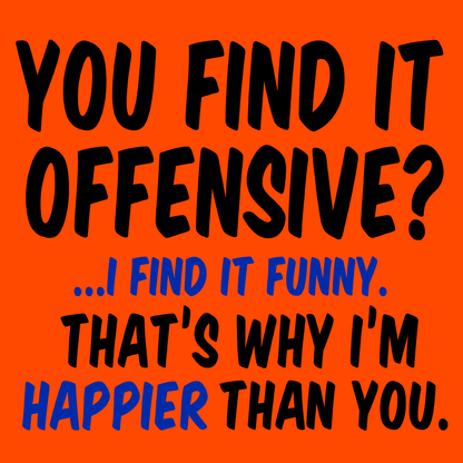Happier Than You - Safety Yellow Pocket T-Shirt