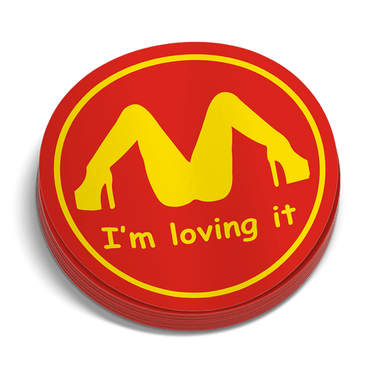 I'm Loving It Hard Hat Decal - Armed American Supply