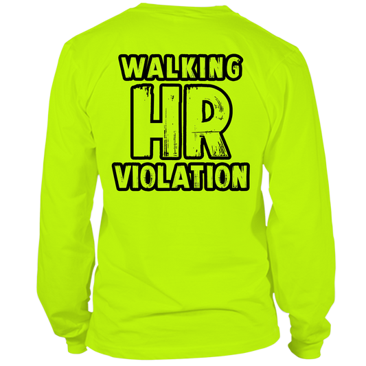 HR Violation - Long Sleeve Hi-Vis T-Shirt