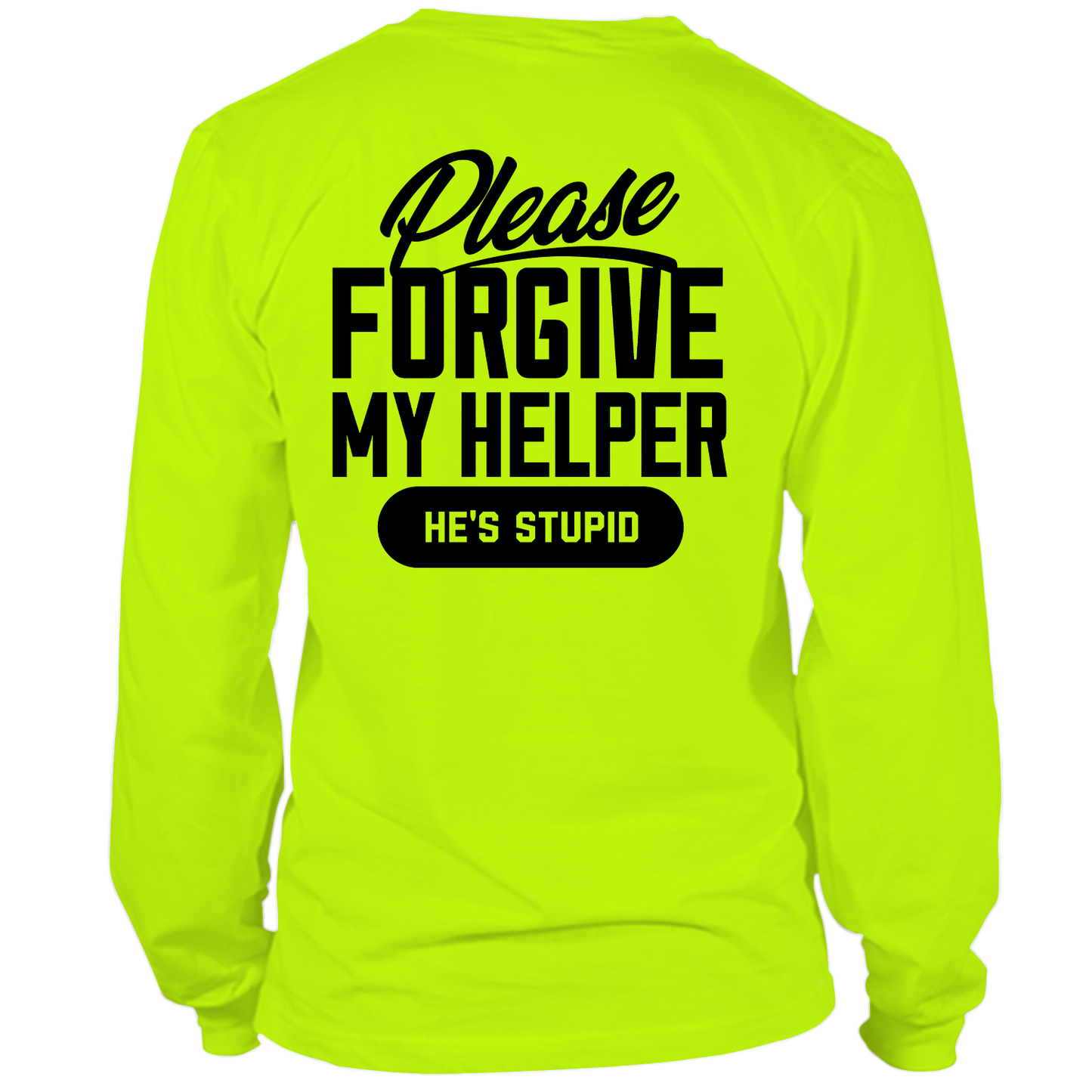 My Helper - Long Sleeve Hi-Vis T-Shirt