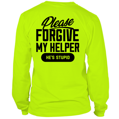 My Helper - Long Sleeve Hi-Vis T-Shirt