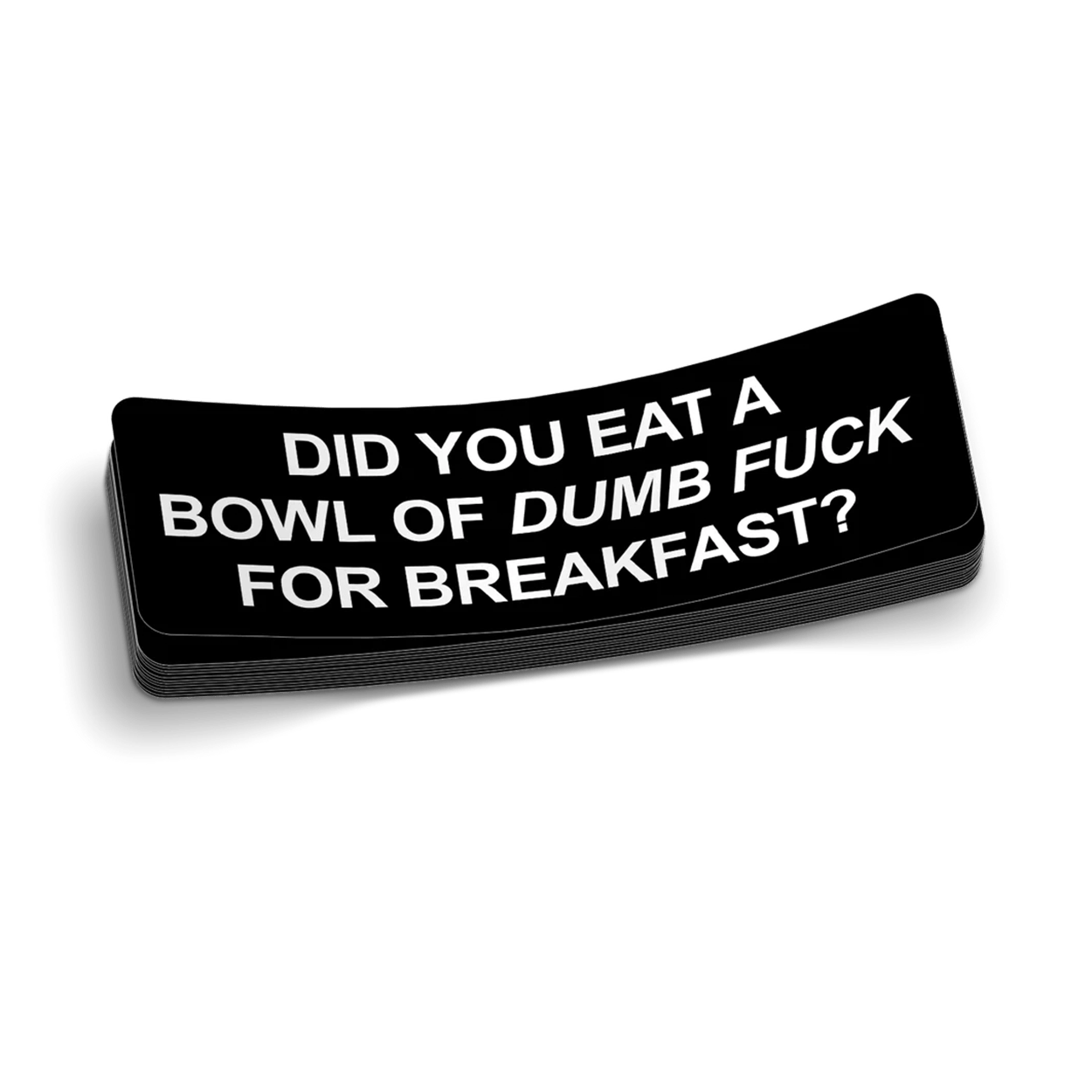 Bowl Of Dumb Hard Hat Decal - Armed American Supply