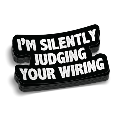 Wiring Hard Hat Decal