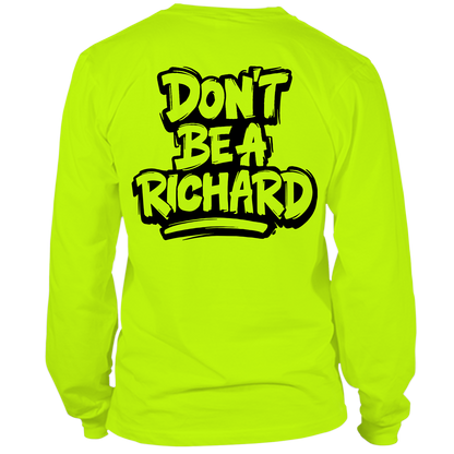 Richard - Long Sleeve Safety Yellow Hi-Vis T-Shirt