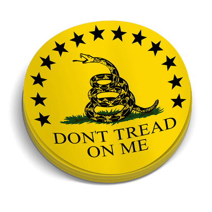 Don't tread On Me Hard Hat Decal - Armed American Supply