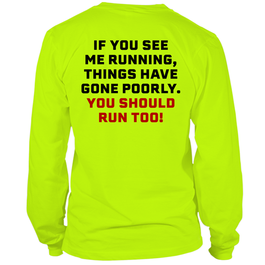 Run - Long Sleeve Hi-Vis T-Shirt