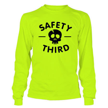 Safety Third - Long Sleeve Hi-Vis T-Shirt