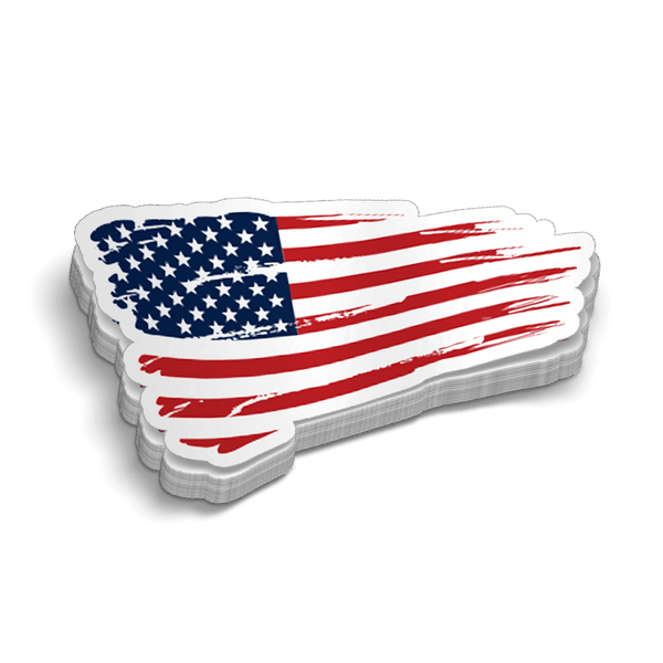 5-pcs Mini REFLECTIVE American Flags Hard Hat Stickers / Vinyl USA Flag Decals 5-pcs Mini REFLECTIVE American Flags Hard Hat Stickers / Vinyl USA Flag Decals