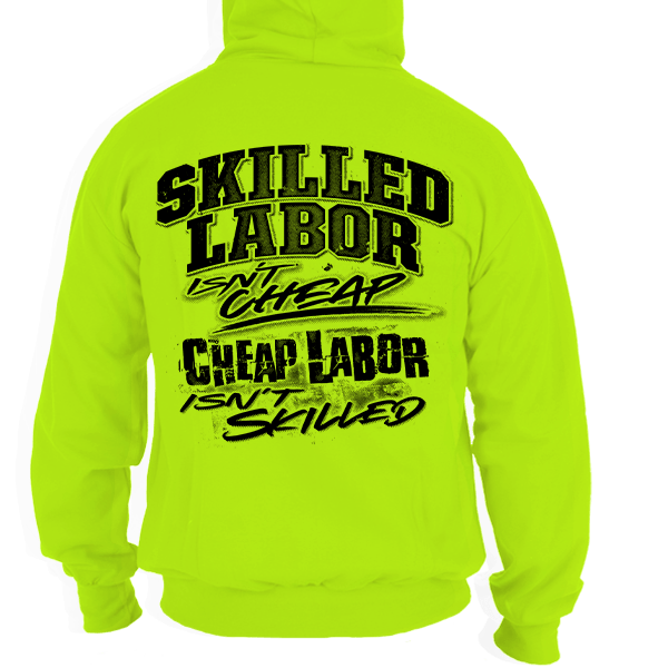 Skilled Labor - Hi - Vis Hoodie - Armed American Supply