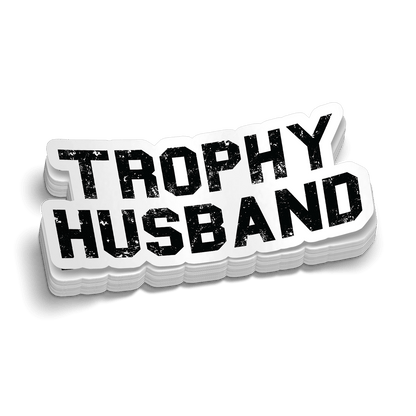 Trophy Husband Hard Hat Decal - Armed American Supply