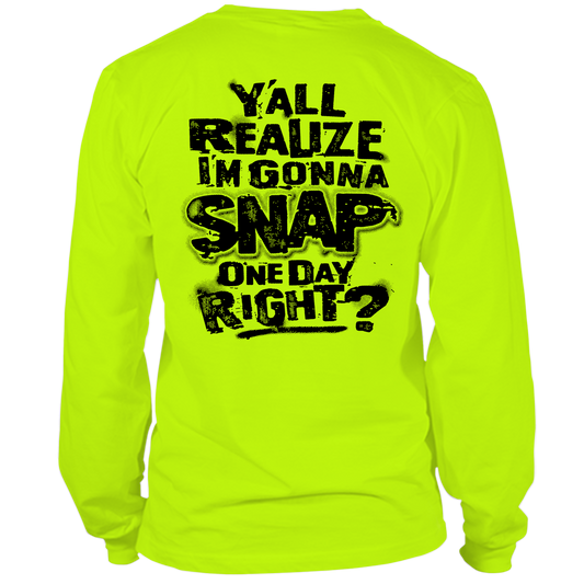 Snap - Long Sleeve Hi-Vis T-Shirt
