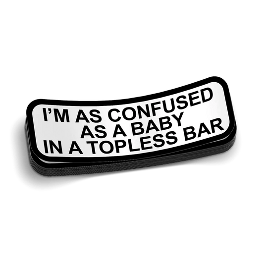 Topless Bar Hard Hat Decal - Armed American Supply