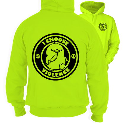 Violence - Safety Yellow Hi-Vis Hoodie