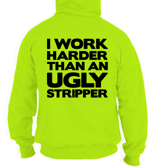 Work Harder - Hi Vis Hoodie