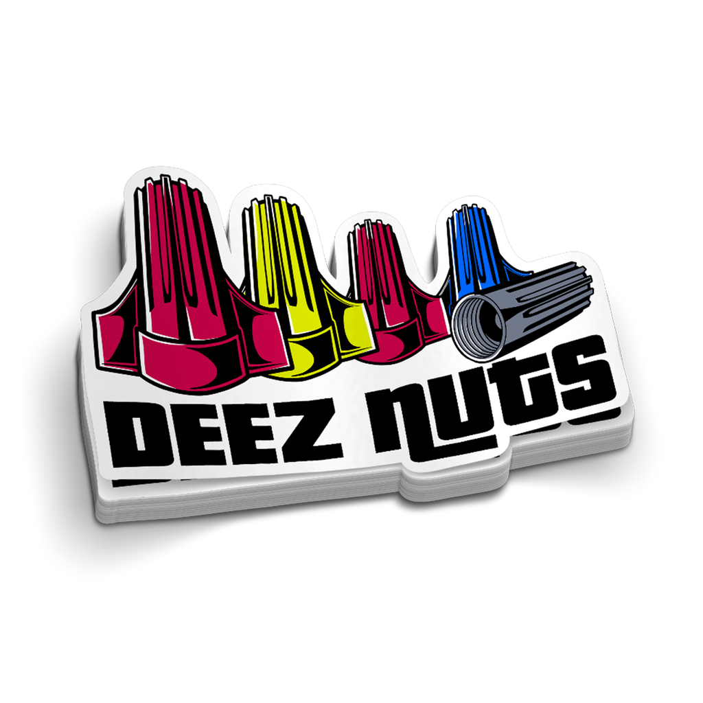 Deez Nuts Hard Hat Decal