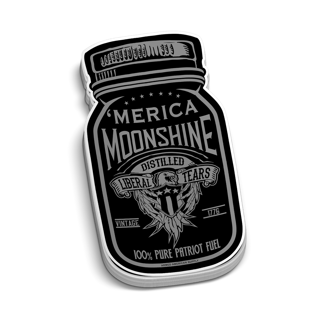 'Merica Moonshine Decal - Armed American Supply