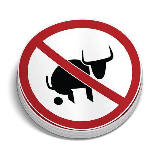 No Bull Hard Hat Decal - Armed American Supply