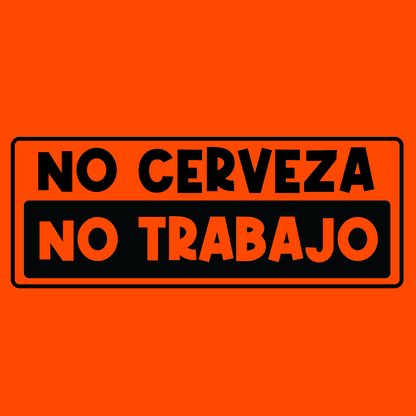No Cerveza - Safety Yellow Hi Vis Hoodie