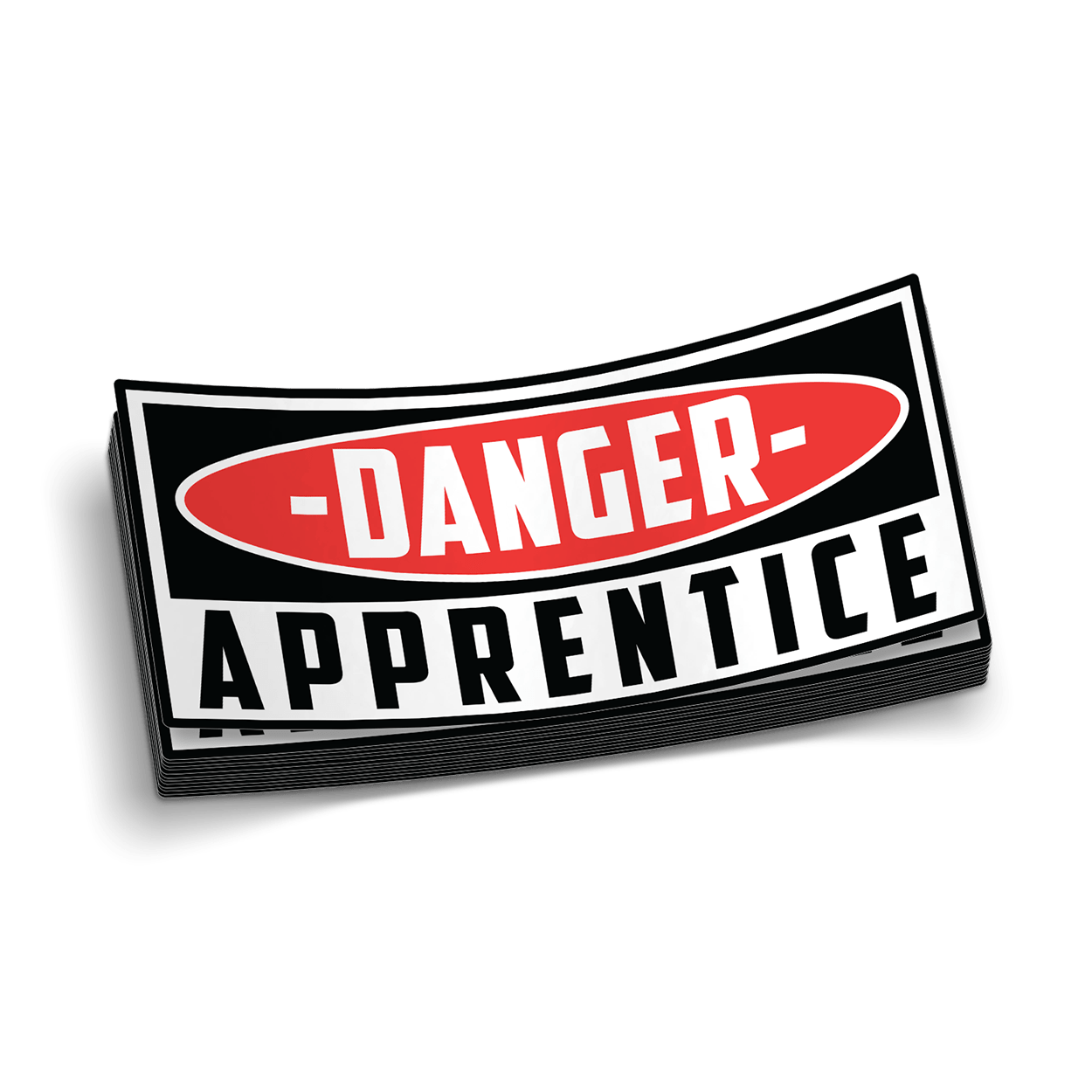 Danger Apprentice Decal - Armed American Supply