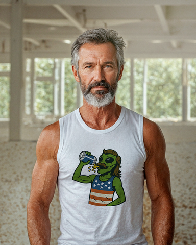 Drunk Alien - Full Color Summer Tank Top