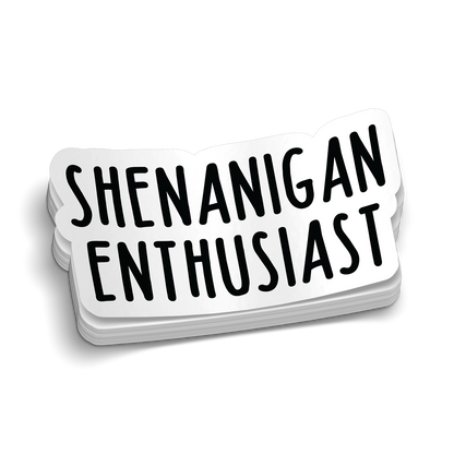 Shenanigan Hard Hat Decal