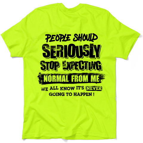 Should Stop Expecting - Safety Yellow Shirts