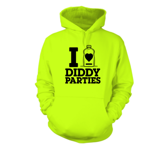 I Love Did*y Parties - Hi-Vis Hoodie
