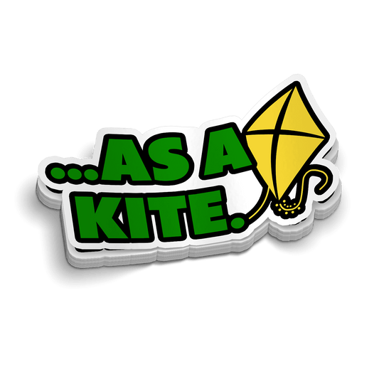 As A Kite Hard Hat Decal - Armed American Supply