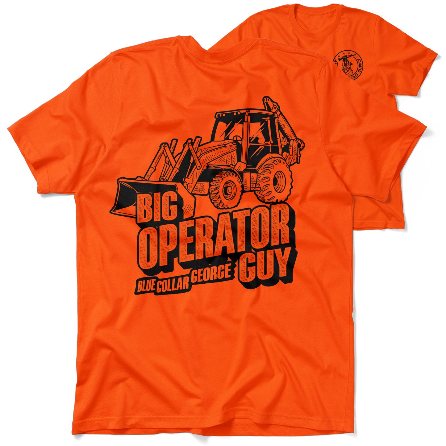 Blue Collar George Big Operator - Safety T-Shirt