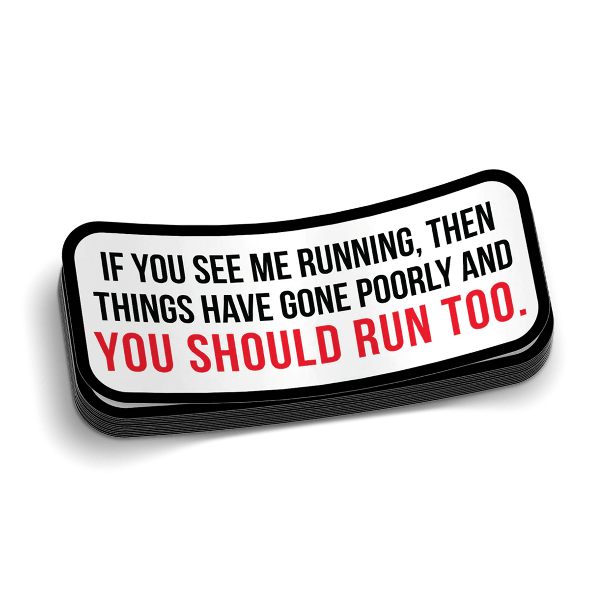 Run Hard Hat Decal - Armed American Supply