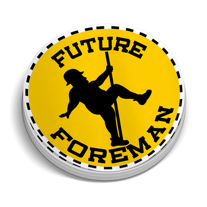 Future Foreman Hard Hat Decal