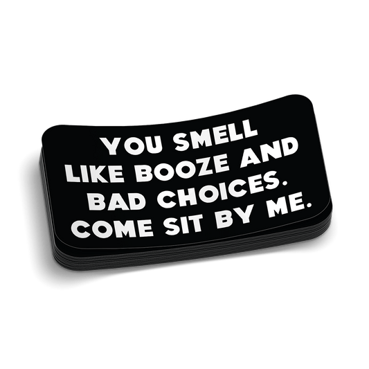 Bad Choices Hard Hat Decal - Armed American Supply