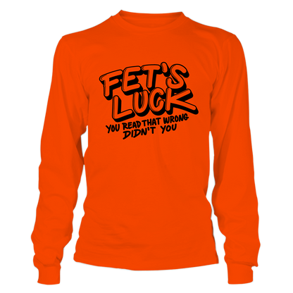 Fets Luck - Long Sleeve Safety Hi-Vis T-Shirt