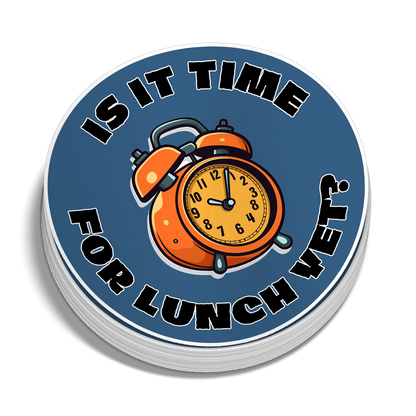 Lunch Time - Hard Hat Decal