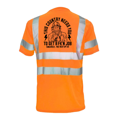 Your Country Needs You - Reflective Safety T-Shirt