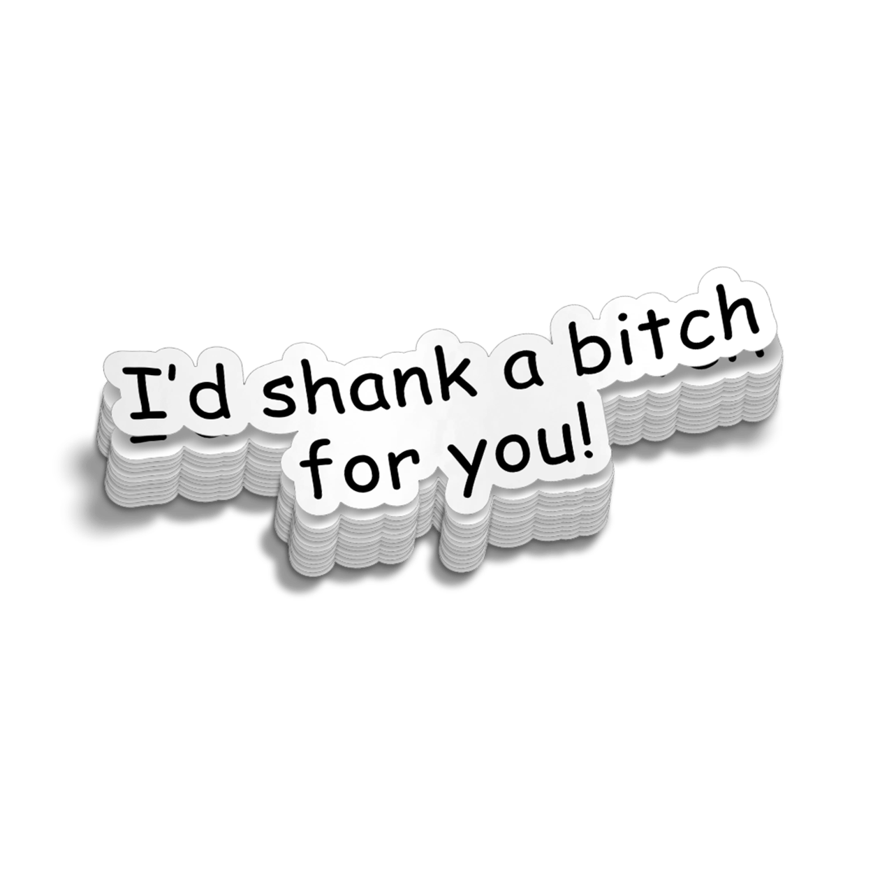 Shank A Bitch 6 Inch Decal - Armed American Supply