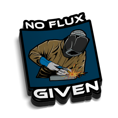 No Flux given - Hard Hat Decal