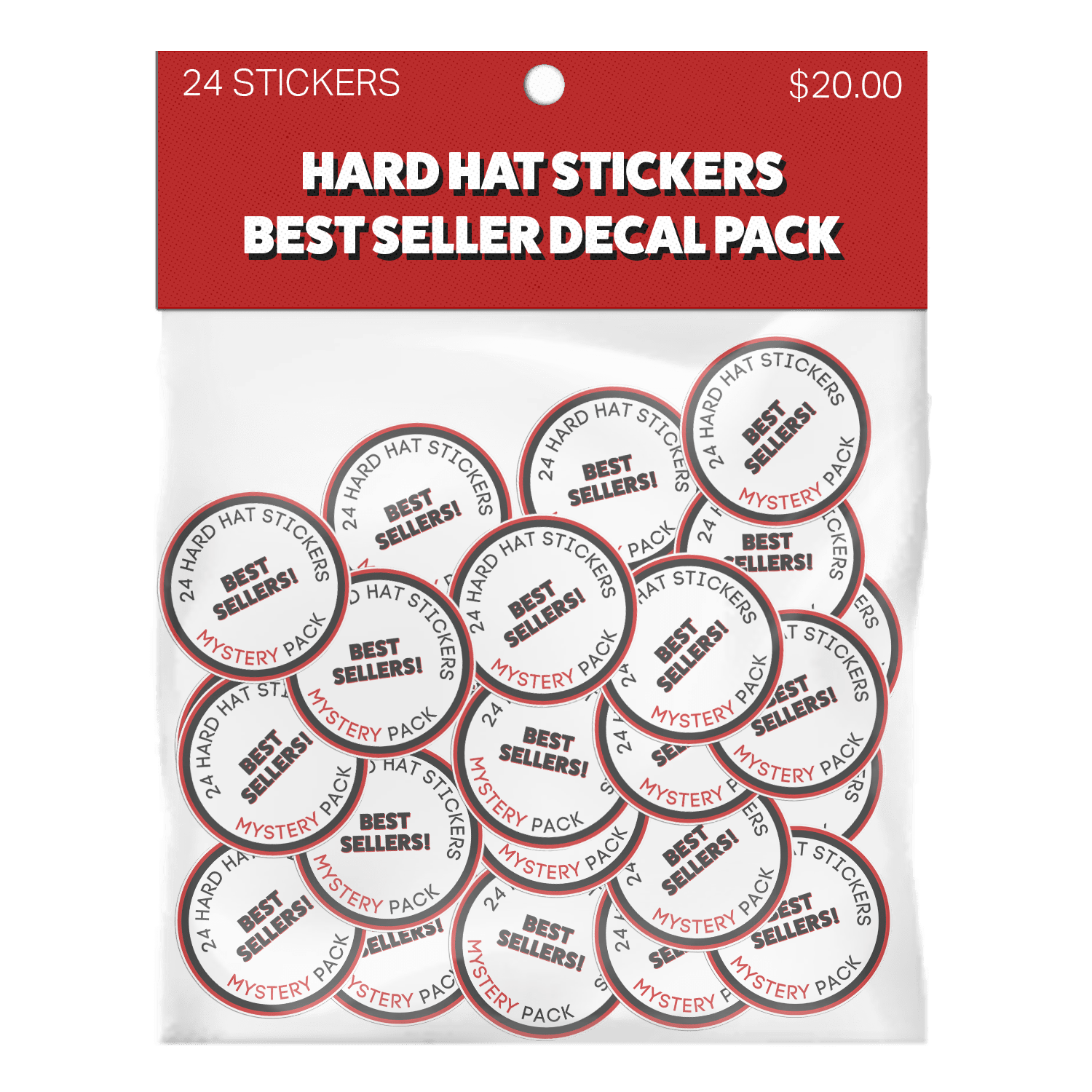 Hard Hat Sticker Best Sellers 24 Pack - $25 - Armed American Supply