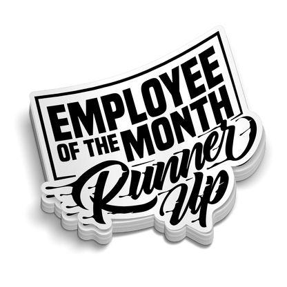 Runner Up  -  Hard Hat Decal