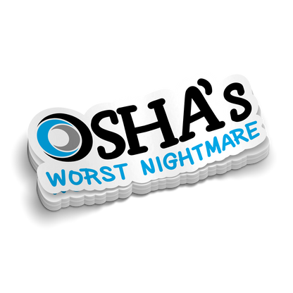 OS HA - Hard Hat Decal